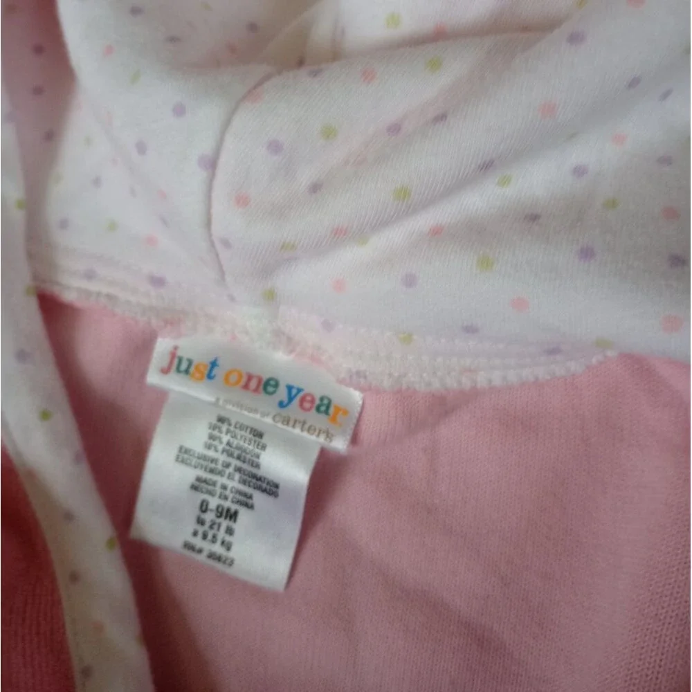 Carter's Just One Year Baby Robe Size 0-9months